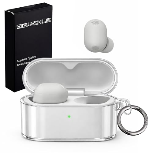 ZIZUCHLE for sony wf-1000xm6 �P�[�X �N���A wf-1000xm6�J�o�[ TPU�� �����J���r�i�t�� �S�ʕی� �����h�~ �L�Y�h�~ �ϏՌ� �����[�d�\ �y�ʏ��^ ����