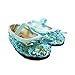 Blue Sparkle Flats Fits 18 Inch Girl Dolls- 18 Inch Doll Shoes