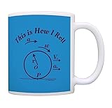 Science Nerd Gifts This is How I Roll Physics Geek Engineer Gift Coffee Mug Tea Cup Blue