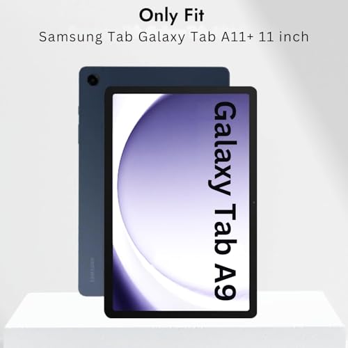Image of TechTrendz Smart Cover for Samsung Galaxy Tab A9 8.7 inch [SM-X110, SM-X115] Support S Pen Magnetic Attachment Shockproof Trifold Stand Auto Wake /Sleep Flip Cover (Blue)