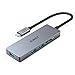 Produktbild AUKEY USB C Hub Aluminium mit SD & MicroSD Kartenslots und 3 USB 3.0 Anschlüssen USB C Adapter Kompatibel für MacBook Pro 2017/2016, Google Chromebook Pixel, Dell XPS 13 und andere USB C Gerte