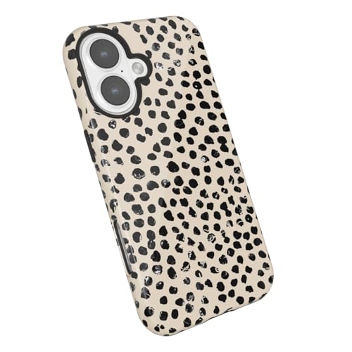 Coque de téléphone de luxe rétro iPhone 16 Plus LoeoeL au motif animal chic