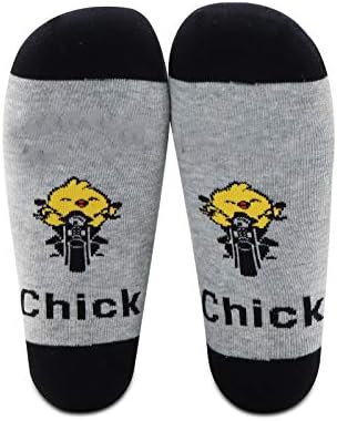 G2TUP Motorcycle Biker Girl Socks Motorcycle Rider Gifts For Women Girls Motorcycles Lover Merch