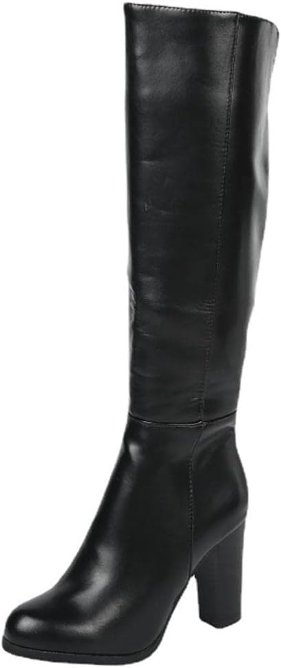 TENGNUO Stivali Alti al Ginocchio Donna Donne Ginocchio Stivali Alti Stivali  Alti Chunky Stivali Lunghi Stivali Neri Stivali da Donna Stivali Lunghi :  Amazon.it: Scarpe e borse