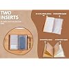 InnoBeta Coffee gifts Leather Journal Notebook with Pen, for Coffee Lovers, Men, Women on Birthday, Refillable Sketchbook, Travel Diary, Lined Planner, 7x5 Inches, Brown