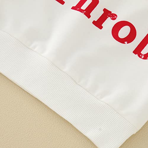 Moletom infantil infantil meninos meninas letras fofas moletom de manga comprida pulôver tops The Li