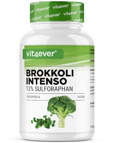 vit4ever Extracto de Brócoli - 180 Cápsulas - 1300 mg por Dosis Diaria