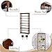 Casual Home Mission Style 5-Shelf Bookcase, Walnut
