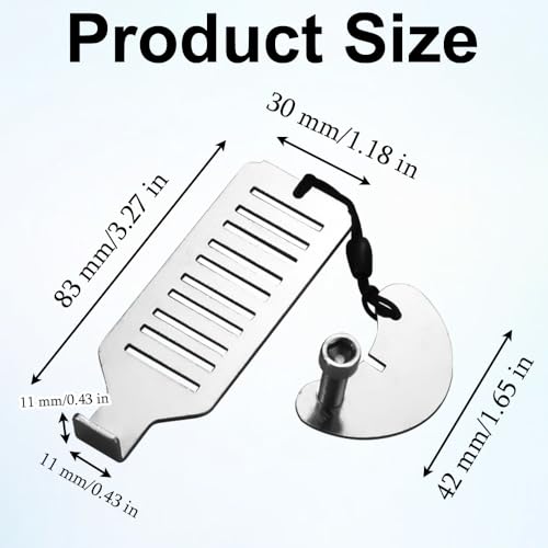 3 Pack Portable Door Lock Stainless Steel Door Jammer Travel Safety Hotel Door Lock for Punch-Free Anti-Theft Hotel School Home Apartment Security Devices Door Self Defense - Image 3