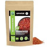 Alpi Nature Copos de Pimiento Rojo Orgánico 200g, Copos y Semillas de Pimentón, Condimento de Pimentón
