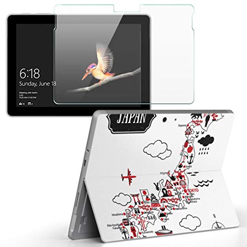 igsticker Surface Go/Surface Go 2 pXLV[ KXtB Zbg tی tB XebJ[ ANZT[ ی 014136 { n}