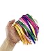 Miokun 12 Pack Hand Kite with Ribbon Streamer and Wood Ring Sensory Learning Educational Toy for Playroom Dance Birthday Gifts (12)