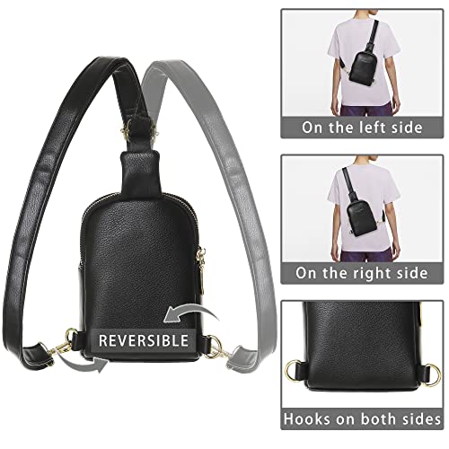 Inicat Small Crossbody Sling Bags Faux Leather Cell Phone Purse For Women(No Touchscreen-Brown) #TOP2