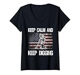 Photo Gallery donna keep calm and keep digging metal detecting maglietta con collo a v Photo Gallery donna keep calm and keep digging metal detecting maglietta con collo a v