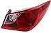 Evan-Fischer Tail Light Assembly Compatible with 2011-2014 Hyundai Sonata Outer Bulb Type Set of 2 Passenger and Driver Side