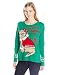 Blizzard Bay Juniors Grouchy Cat Christmas Pullover Sweater