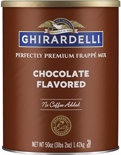 Ghirardelli Double Chocolate Frappe, 50oz Can