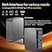 Reatan Alloy 9 Mini Gaming PC AI AMD Ryzen 9 7940HS(up to 5.2GHz) 32GB DDR5 1TB SSD 5600 MHz RAM, Desktop Mini Computers,Radeon 780M Graphics,Quad Display 2.5G LAN,2xHDMI 2.1,8K USB 4.0 Wi-Fi 6E/BT5.3