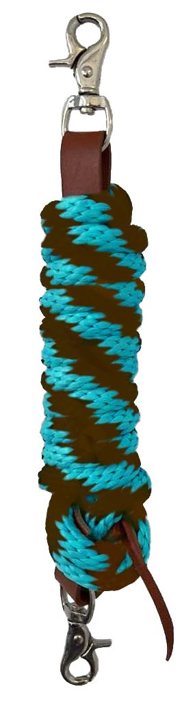 Equitem 8' Braided Nylon Barrel Reins with Scissor Snap Ends