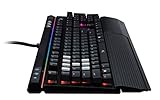 HyperX Alloy Elite RGB - Teclado para juegos mecánico (Cherry MX Blue, tipo QWERTY Americano), color negro