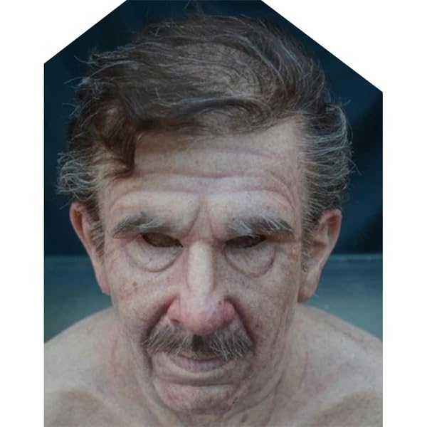 Nimomo Máscara de látex 3D para hombre viejo para Halloween, mascarada, fiesta (B)