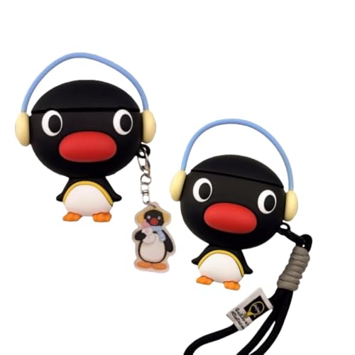 �s���O�[ �O�b�Y AirPods�p�ی�P�[�X ���� �ی�J�o�[ �\�t�g�V���R�� ���C�����X�C���[�z���J�o�[ �|�`���b�R �E���ȒP �L�[�`�F�[���t�� ������ �[�d�֗� �h�� �h�o �����@�� ������� �a���� �v���[���g (AirPods 3�K�p,�^�C�v2)