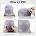 LIQWEI Highlight Cap, Hair Coloring Highlighting Cap, Highlight Caps for Hair Hairs Dye Caping, Reusable Dyeing Tools Frosting Caps for Highlighting Hairs Women Men