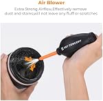 K&F CONCEPT 15-in-1 Kit de nettoyage d'objectifs pour caméra avec Air Bouffées, essuie-glaces*6, 60ml Liquide, tenue de nettoyage*5, stylo à lentilles, pinceau pour DSLR Téléphones cellulaires de filtre d'objectif de caméra