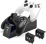 Controller Charger Station for Xbox One, Dual Xbox One/One S/One X/One Elite Controller Charging...