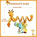 Jollybaby Crib Stroller Car Seat Toys for Baby 0-3-6-9-12 Months, Tummy Time Hanging Sensory Toys for Newborn with Music Box and Teether, Spiral Carseat Toy for Infant Boys Girls Gifts (Giraffe)