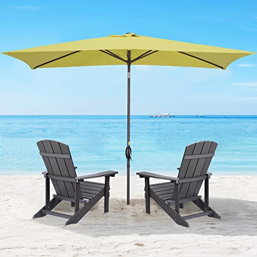 Kiss The Water Adirondack Chairs Set Of 2, Sleek & Durable Designs, Hips Recycled Plastic All-Weather Outdoor Chairs For Patio Beach Campfire, 400Lbs Weight Capacity, Gray #TOP5