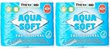 Thetford Aqua Soft WC Papier Toilettenpapier für mobile Toiletten 4 Rollen/Btl. Campingtoiletten Camping Outdoor Klopapier (Packung mit 2)