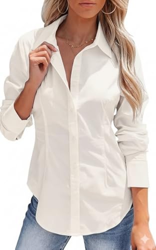 Image of OOMPH! Full Sleeve Stylish Western Official Formal Shirts for Women Regular fit Shirts for Woman