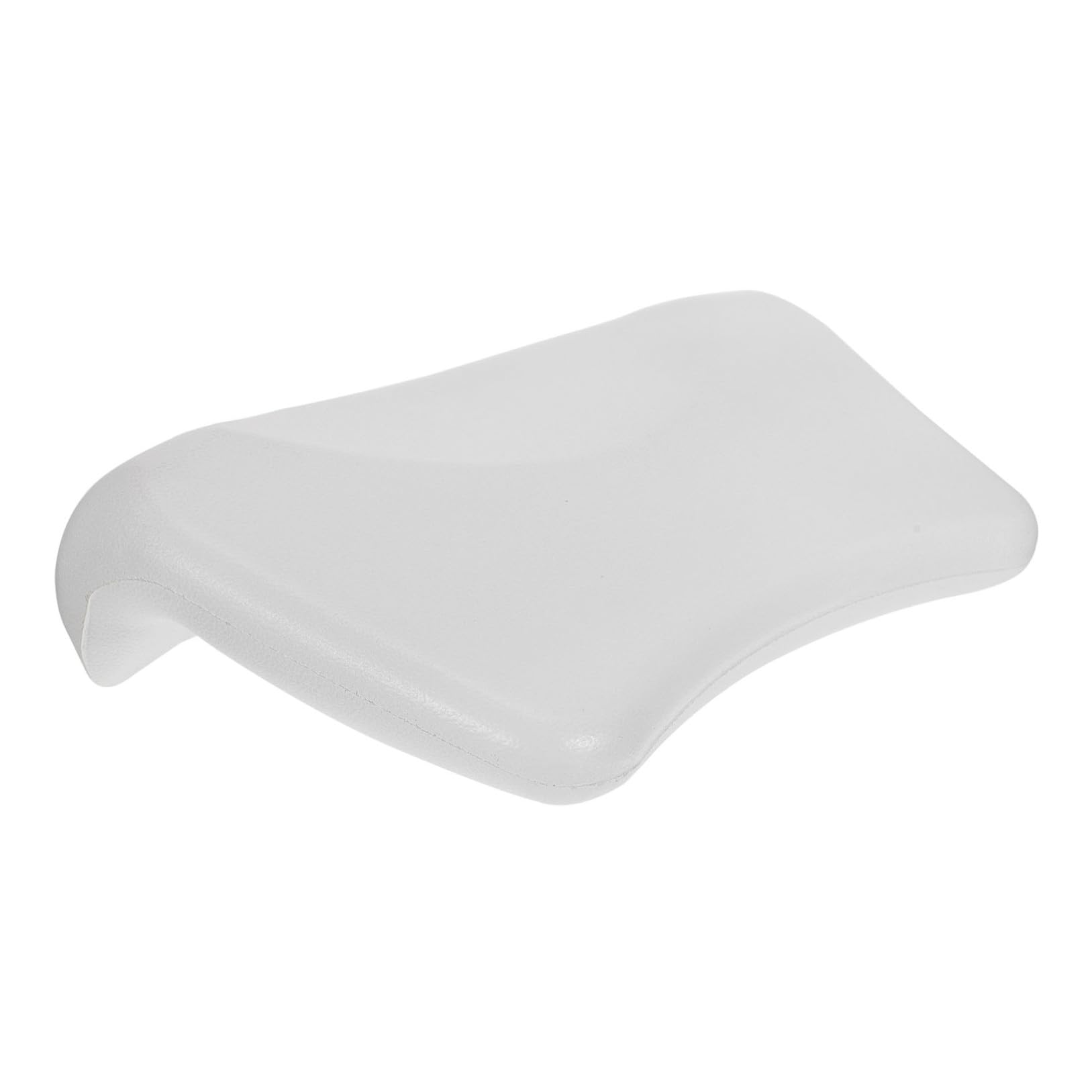 GALPADA Cuscino da Vasca da Bagno in Pu Bianco Ventosa, Resistente e Morbido, Accessorio per Bagno per Famiglie e Saloni di Bellezza