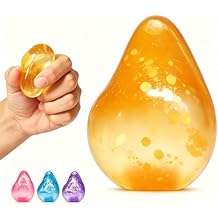 Fidget Toys Squishy Drop, Cube Squishies Anxiety Stress Relief, Ice Squishy Stress Cube-Drop Malt Sugar Balls, Sensory Toys for Kids with Autism, Fidgets for Classroom Prize Toys