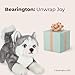 Bearington Explore 13-Inch Baby Dog Plush, Huggable Stuffed Animal Puppy, Adorable and Cuddly Husky Manouk Dog Plush Toy for Nursery Decor, Kids and Collectors, for Ages 3-14