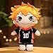Juguetes De Peluche Haikyuu De 20Cm, Muñeco De Peluche Suave De Anime, Figura De Haikyuu Hinata Shoyo Kageyama Tobio, Mini Cojín De Almohada, Regalos para Niños 10
