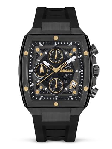 Image of Ducati Analog Black Dial Men's Watch-DTWGO0001302