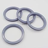 100 % Made in GERMANY 4 x ZENTRIERRINGE DISTANZRING für ALUFELGEN 70,0-57,1 mm