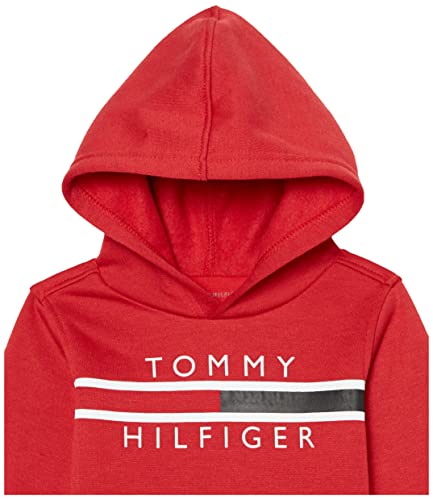 Tommy Hilfiger Girls 2 Pieces Jogger Set Casual Pants, Scarlet/Black, 3T Us #TOP1