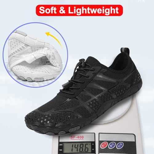 Image of Hike Barefoot Shoes Women Men Pro Water Footwear Wide Toe Box Non-Slip Unisex Athletic Outdoor Running Shoes