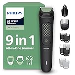 Philips Multigroom 3000 Series All-in-One 9-Piece Trimmer - Shaver and Clipper for Face, Head & Body, Self-Sharpening Skin-Friendly Blades, 12 Length Settings, Model MG3946/15