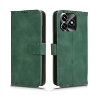 Cover Libro per Honor X5C/Honor X5C Plus - [Blocco RFID] Luxury PU Leather Portafoglio Card Holder Magnetic Phone Custodia con Kickstand, Cover Protettiva Antiurto, grigio