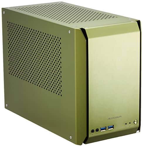 Abee PC ケース RS07 シャンパンゴールド Amazon | AS Enclosure RS01 PCケース オリーブグリーンアルマイ