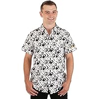 Adult Uruk-Hai Lord of The Rings Button Up Shirt Medium