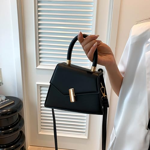 Bolso Tote de PU con cierre versátil y amplio almacenamiento miniatura 3
