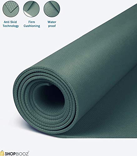 Image of Yoga Mat High Density, Anti-Slip Yoga mat for Gym Workout and Flooring Exercise Long Size. 4 mm for Men & Women Fitness, Multicolor