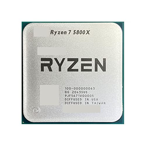 informatico Ryzen 7 5800X NUOVO R7 5800X 3,8 GHz Processore CPU a otto core a 16 thread 7NM L3 = 32M 100-000000063 Presa AM4 Accessori