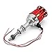 Speedmaster PCE376.1225.01 Compatible with Ford 351W Windsor 8020 Series Pro Billet Ready to Run Distributor [Red]