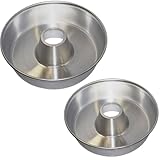 PetriStor 2er Set - Classic Frankfurter Kranzform Ø 24 cm und Ø 30 cm - Gleichmäßige Bräunung - Runde Kuchenform - Aluminium - Hoher Rand - Backform Für Leckere Kuchen & Torten (24 + 30)